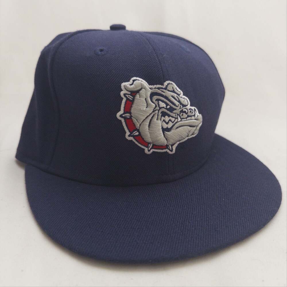 New Era Gonzaga Bulldogs 59FIFTY Fitted Hat Navy Blue Size 7